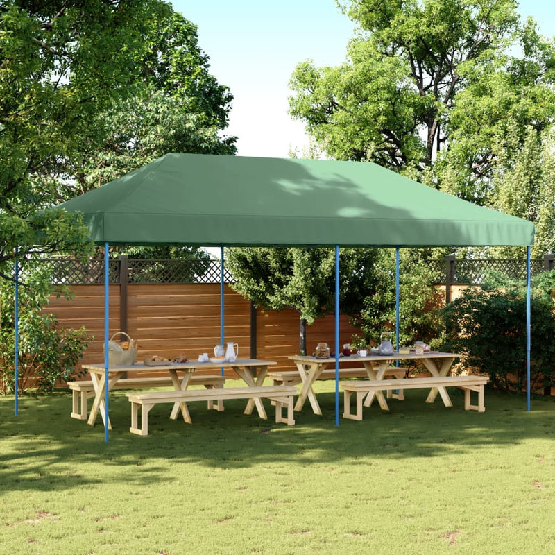 Load image into Gallery viewer, Vidaxl partytent inklapbaar pop-up 580x292x315 cm bruin