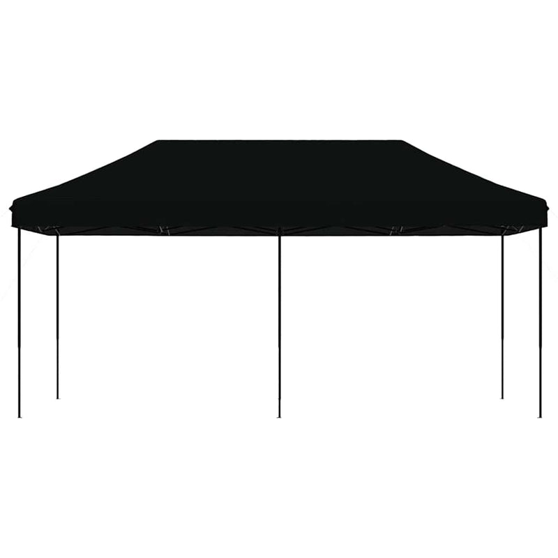 Afbeelding laden in galerijviewer, Vidaxl partytent inklapbaar pop-up 580x292x315 cm zwart
