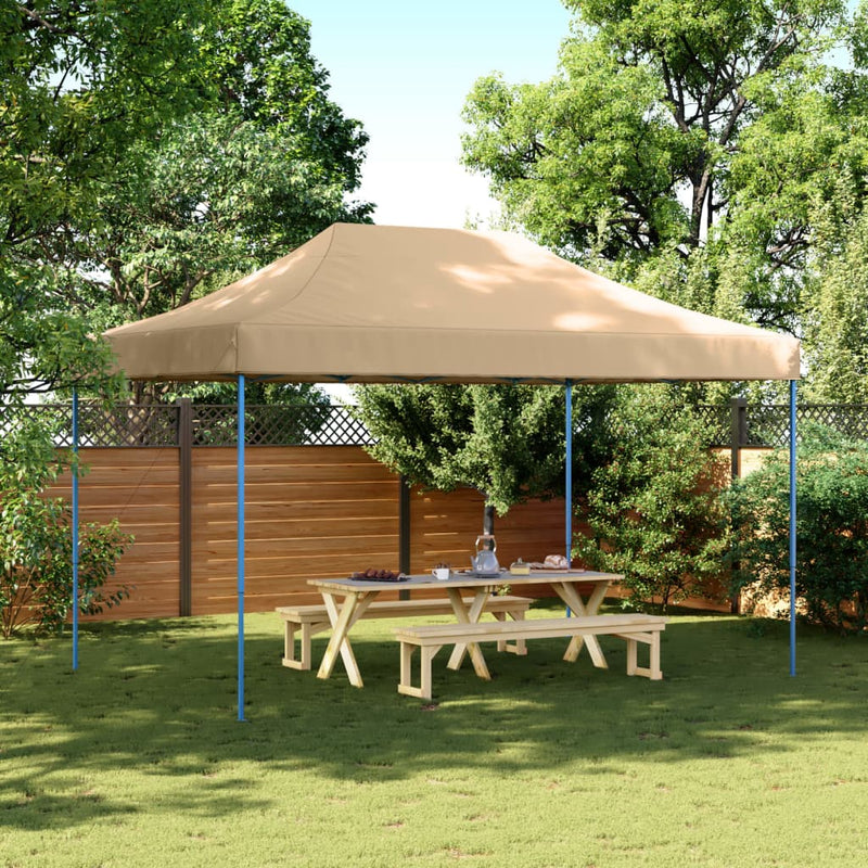 Load image into Gallery viewer, Vidaxl partytent inklapbaar pop-up 440x292x315 cm beige
