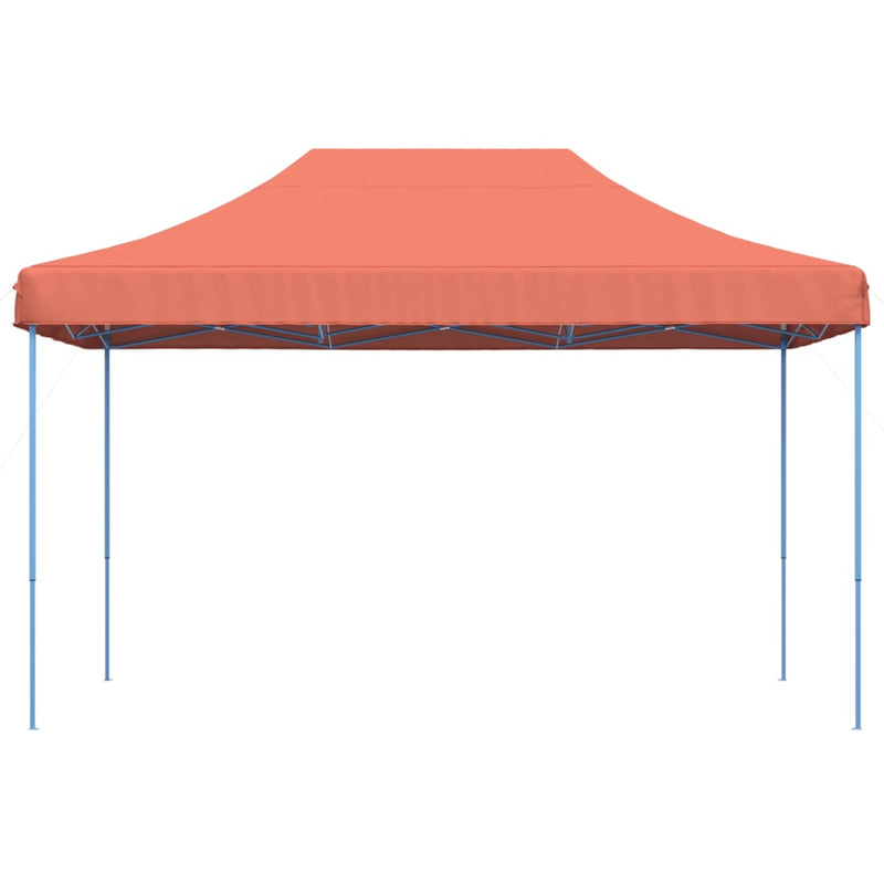 Afbeelding laden in galerijviewer, Vidaxl partytent inklapbaar pop-up 440x292x315 cm terracotta