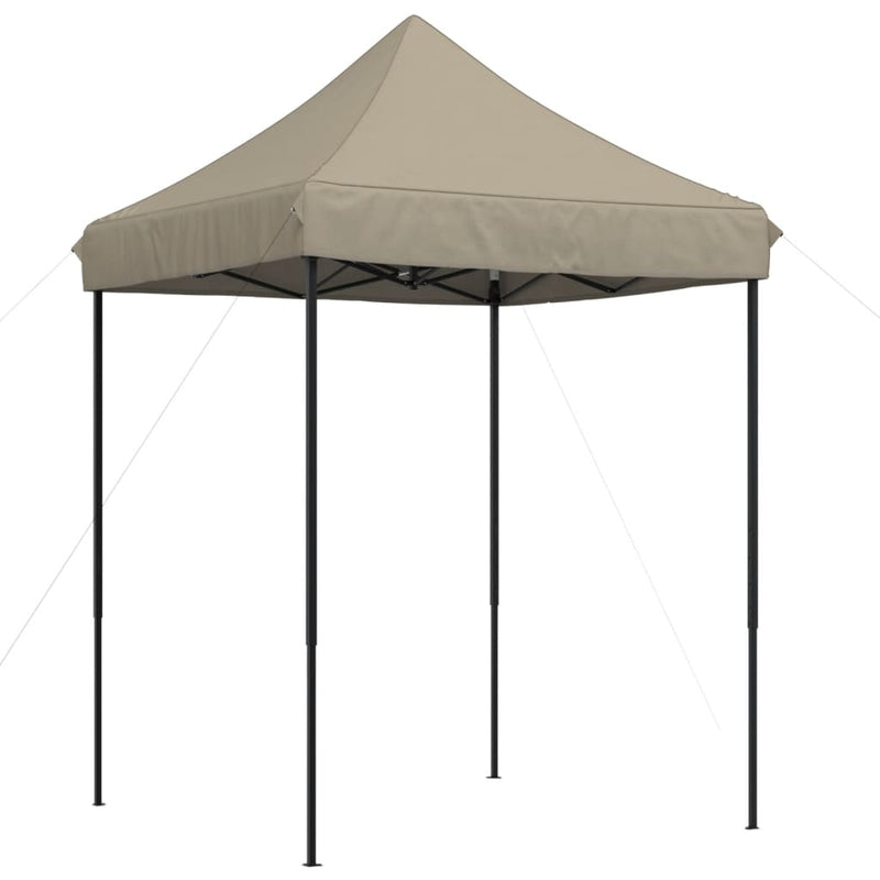 Load image into Gallery viewer, Vidaxl partytent inklapbaar pop-up 200x200x306 cm taupe