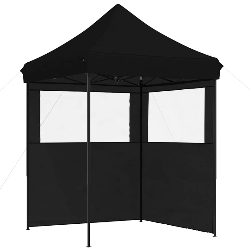 Chargez l'image dans la visionneuse de la galerie, Vidaxl partytent inklapbaar pop-up met 2 zijwanden zwart