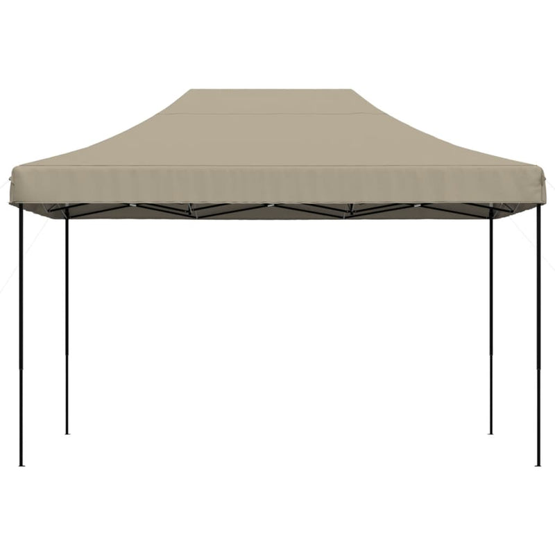 Cargue la imagen en el visor de la galería, Vidaxl partytent inklapbaar pop-up 410x279x315 cm taupe