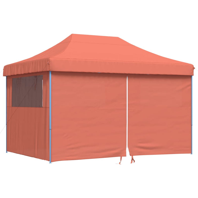 ギャラリービューアに画像をロードする, Vidaxl partytent inklapbaar pop-up met 4 zijwanden terracottakleurig