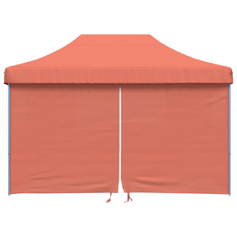 ギャラリービューアに画像をロードする, Vidaxl partytent inklapbaar pop-up met 4 zijwanden terracottakleurig