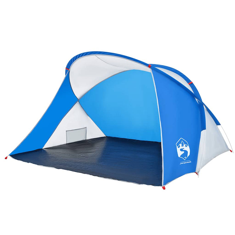 Load image into Gallery viewer, Vidaxl strandtent 2-persoons pop-up waterdicht azuurblauw
