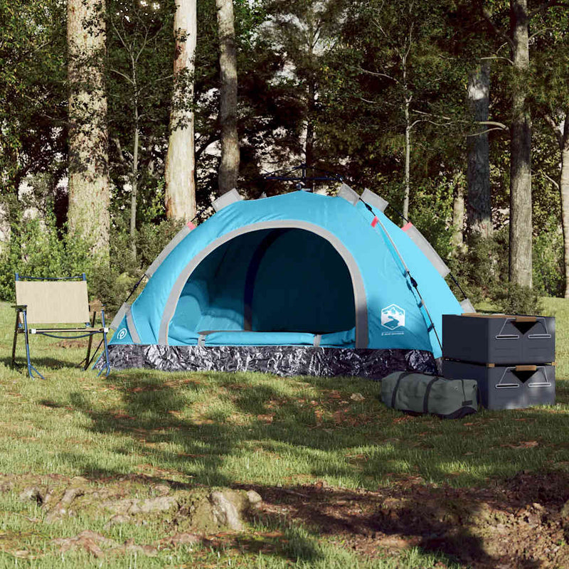 Load image into Gallery viewer, Vidaxl tent 2-persoons snelontgrendeling blauw