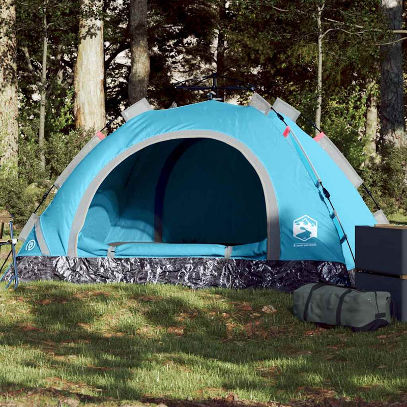 Load image into Gallery viewer, Vidaxl tent 2-persoons snelontgrendeling blauw