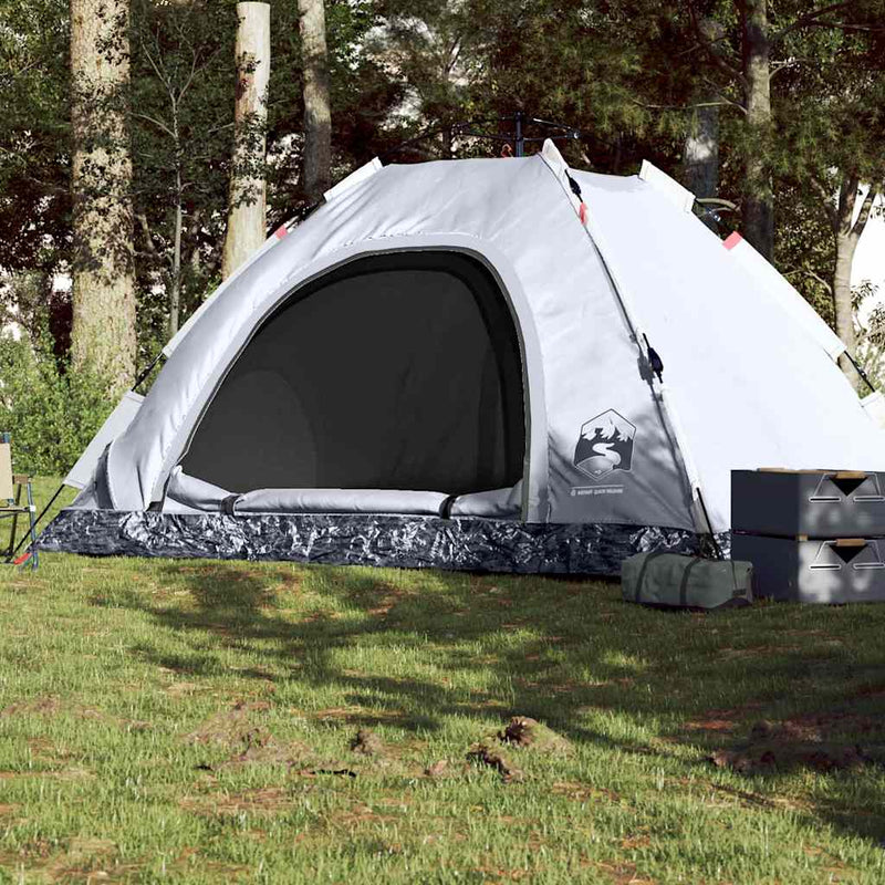 Load image into Gallery viewer, Vidaxl tent 5-persoons snelontgrendeling verduisterende stof wit