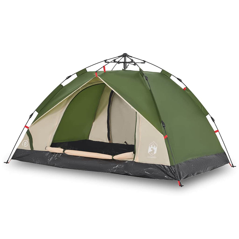 Load image into Gallery viewer, Vidaxl koepeltent 3-persoons snelontgrendeling groen