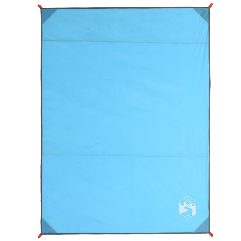 Load image into Gallery viewer, Vidaxl picknickkleed met haringen 205x155 cm blauw
