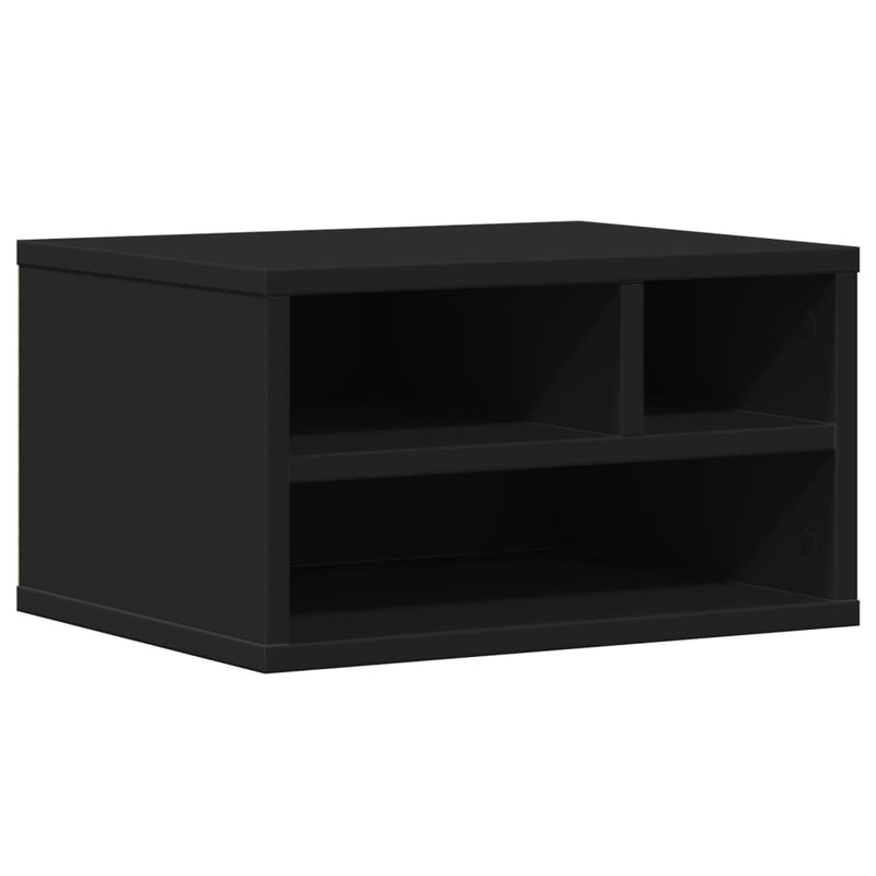 Load image into Gallery viewer, VidaXL Printerkastje 40x32x22,5 cm bewerkt hout zwart
