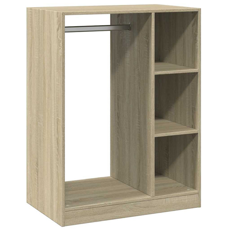 Afbeelding laden in galerijviewer, Vidaxl kledingkast 77x48x102 cm bewerkt hout sonoma eikenkleurig