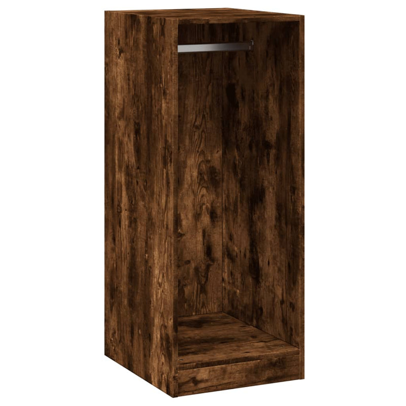 Afbeelding laden in galerijviewer, Vidaxl kledingkast 48x41x102 cm bewerkt hout gerookt eikenkleurig