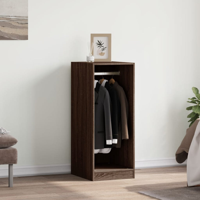 Load image into Gallery viewer, Vidaxl kledingkast 48x41x102 cm bewerkt hout grijs sonoma eikenkleurig