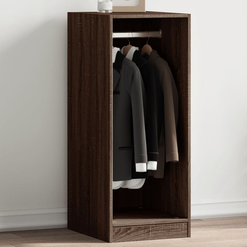 Load image into Gallery viewer, Vidaxl kledingkast 48x41x102 cm bewerkt hout grijs sonoma eikenkleurig