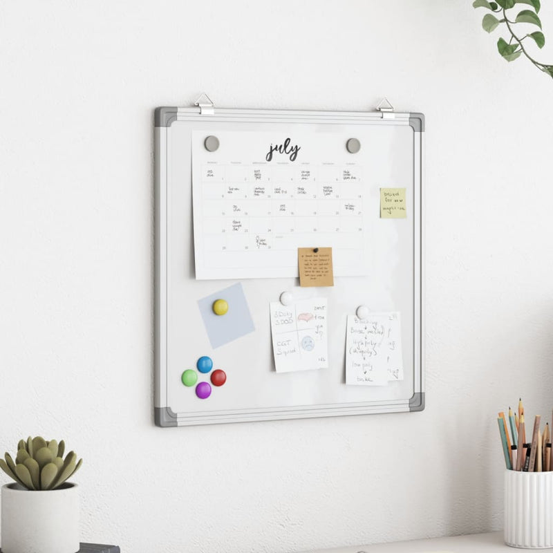 Load image into Gallery viewer, Vidaxl whiteboard magnetisch 40x40x1,7 cm aluminium