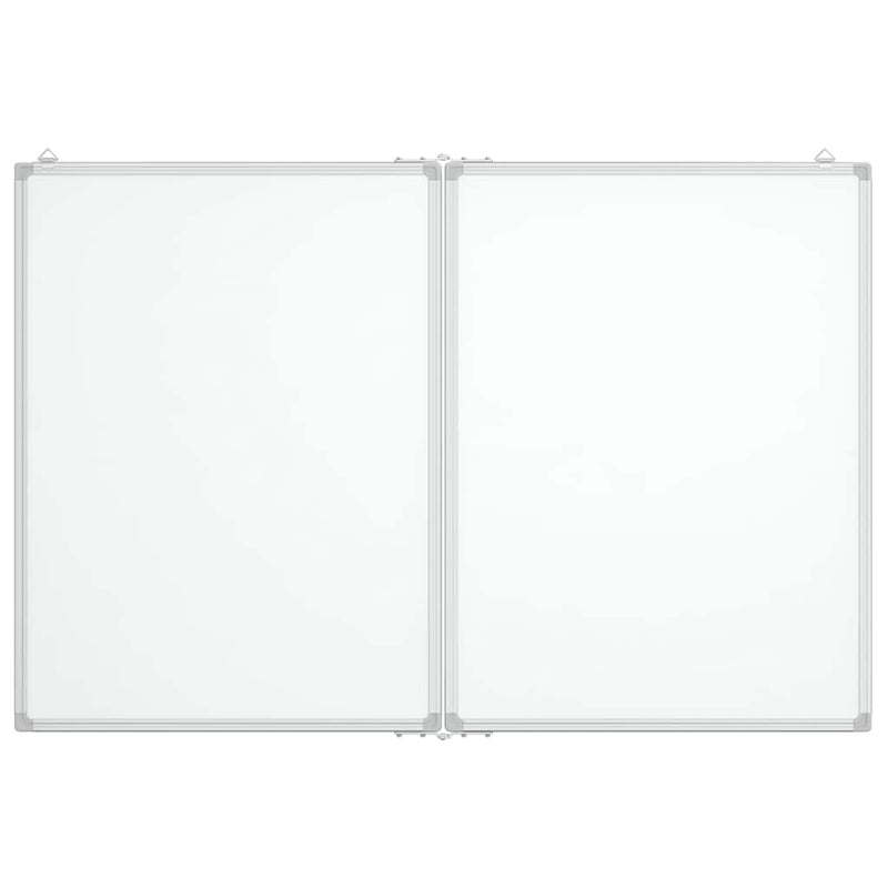 Load image into Gallery viewer, Vidaxl whiteboard magnetisch inklapbaar 100x80x1,7 cm aluminium