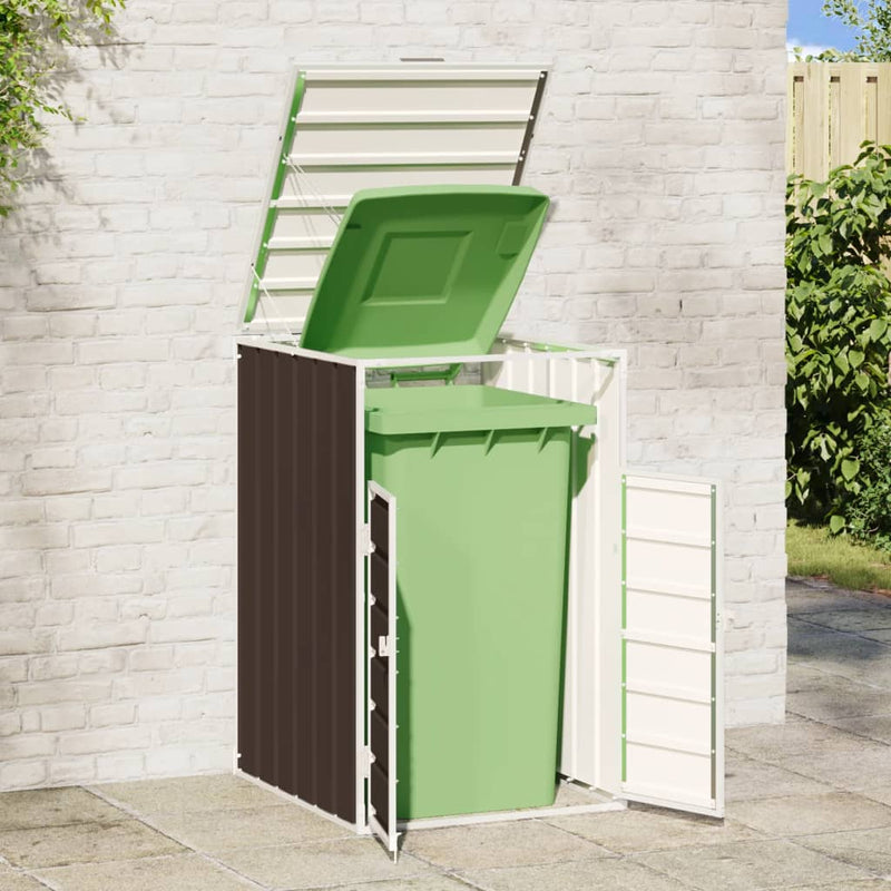 Load image into Gallery viewer, Vidaxl containerberging voor 1 container 72x81x115 cm staal bruin