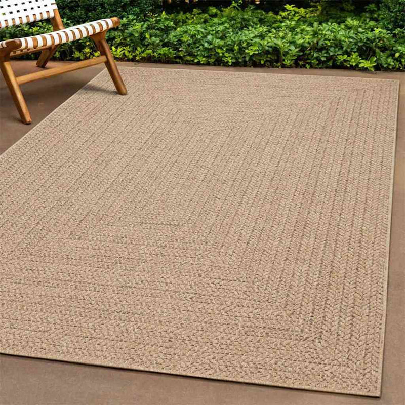 Load image into Gallery viewer, Vidaxl vloerkleed zizur binnen en buiten 80x250 cm jute look