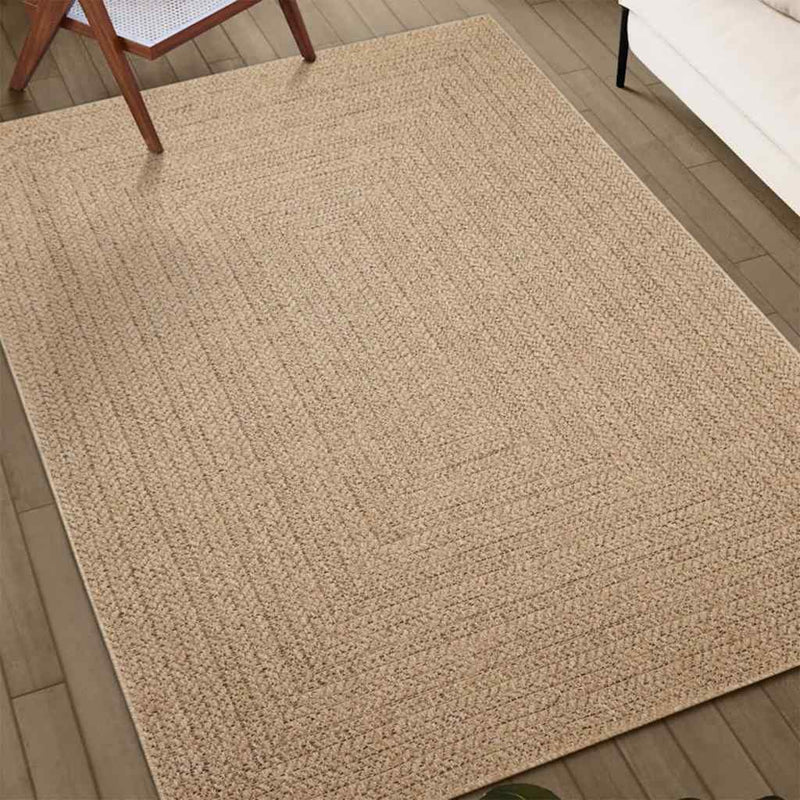 Load image into Gallery viewer, Vidaxl vloerkleed zizur binnen en buiten 240x340 cm jute look