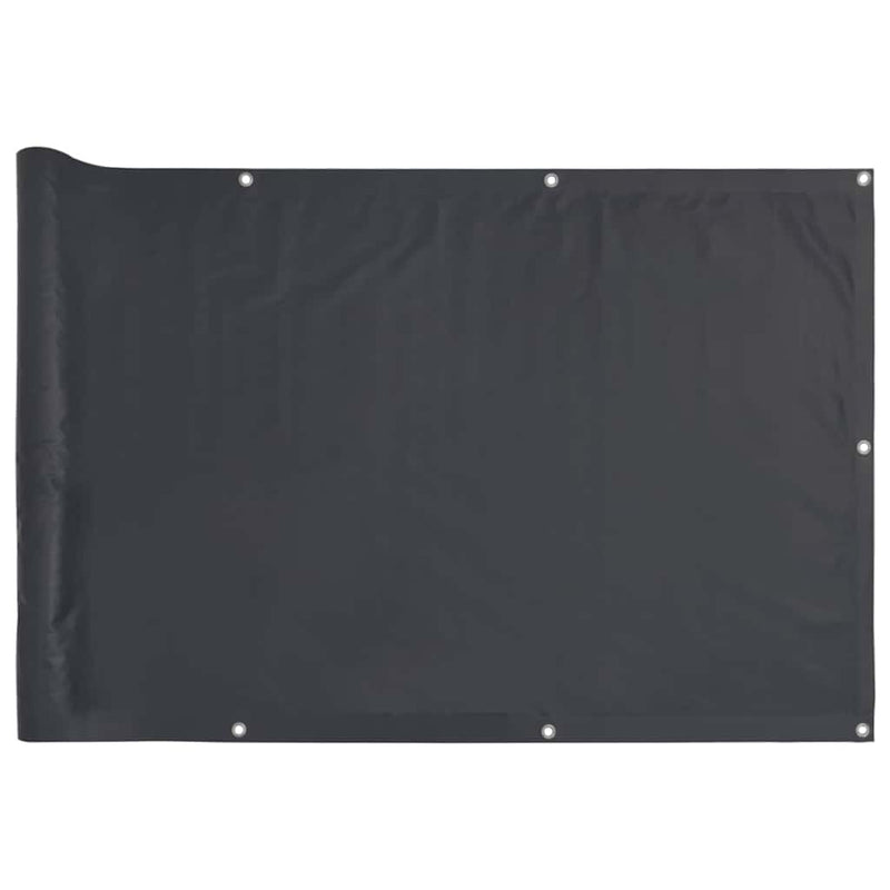 Load image into Gallery viewer, Vidaxl balkonscherm 500x75 cm pvc antracietkleurig