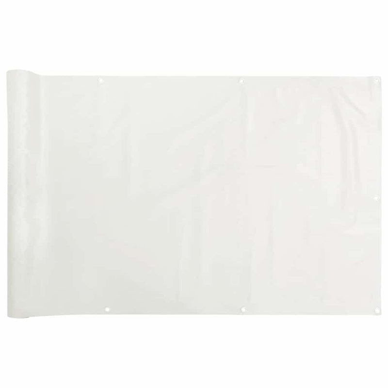 Load image into Gallery viewer, Vidaxl balkonscherm 800x120 cm pvc wit