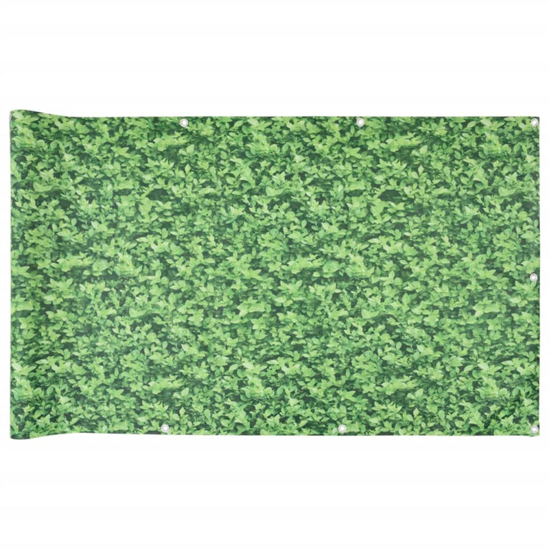 Load image into Gallery viewer, Vidaxl balkonscherm plantpatroon 800x120 cm pvc groen