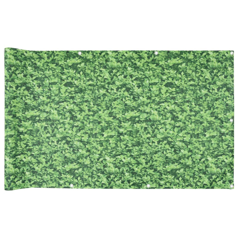 Load image into Gallery viewer, Vidaxl balkonscherm plantpatroon 1000x120 cm pvc groen