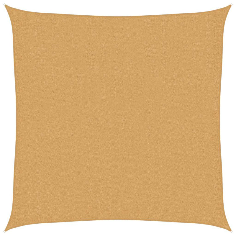 Laden Sie das Bild in Galerie -Viewer, Vidaxl zonnezeil 160 g m² vierkant 2,5x2,5 m hdpe zandkleurig