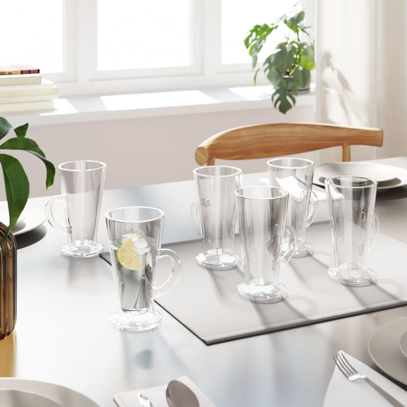 Load image into Gallery viewer, Vidaxl latteglazen met handvat 6 stuks 250 ml