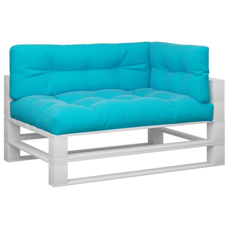 Load image into Gallery viewer, VidaXL Palletkussens 3 st stof turquoise