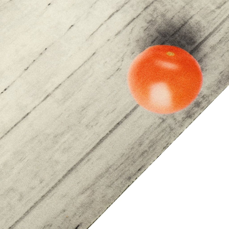 Load image into Gallery viewer, Vidaxl keukenmat wasbaar tomatenprint 45x150 cm fluweel