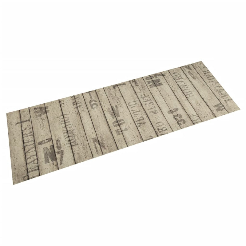 Load image into Gallery viewer, Vidaxl keukenmat wasbaar hekprint 45x150 cm fluweel