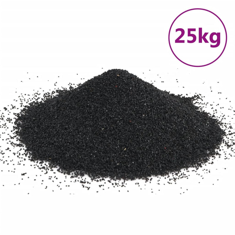 Load image into Gallery viewer, Vidaxl aquariumzand 25 kg 0,2-2 mm zwart