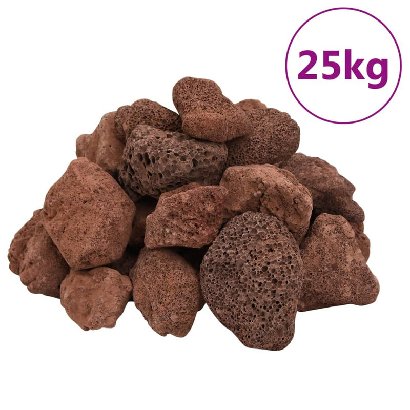 Chargez l'image dans la visionneuse de la galerie, Vidaxl lavastenen 25 kg 5-8 cm rood