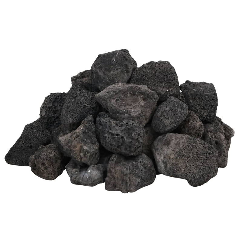 Load image into Gallery viewer, Vidaxl lavastenen 10 kg 3-5 cm zwart