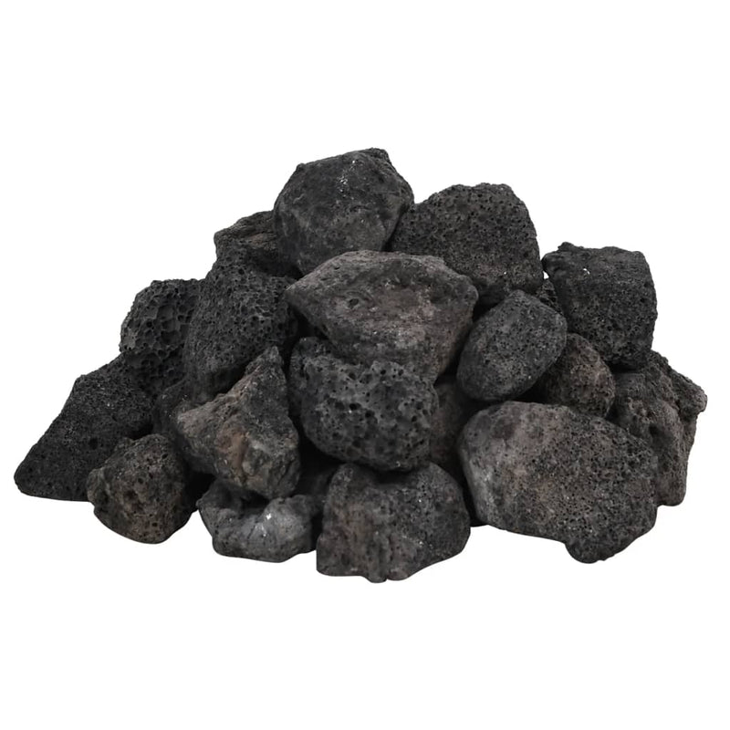 Load image into Gallery viewer, Vidaxl lavastenen 25 kg 3-5 cm zwart