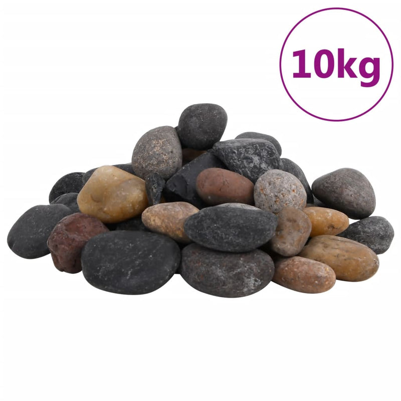 Afbeelding laden in galerijviewer, Vidaxl kiezelstenen gepolijst 5-8 cm 10 kg meerkleurig