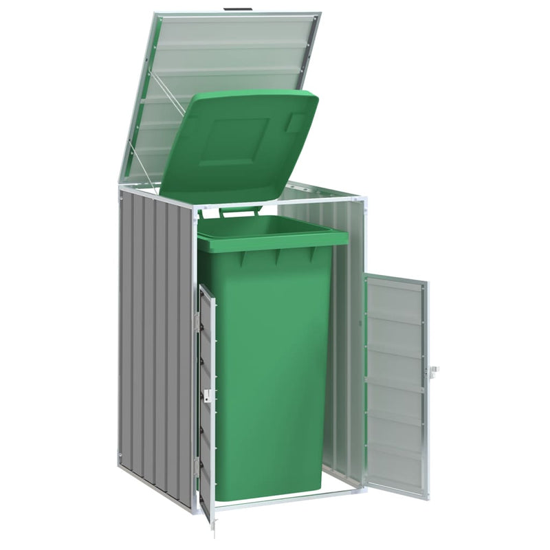 Load image into Gallery viewer, Vidaxl containerberging voor 1 container 72x81x115 cm staal grijs