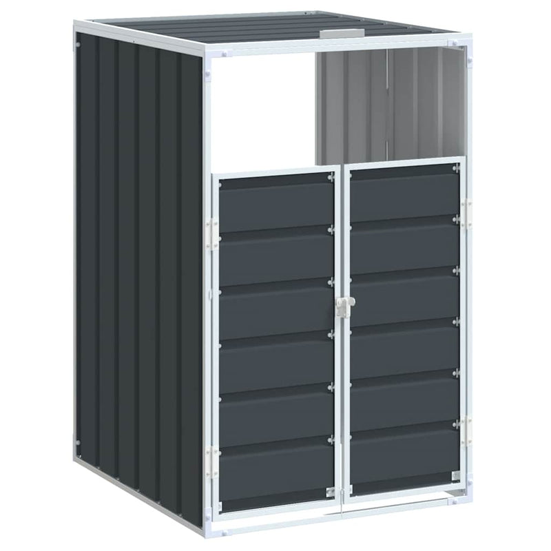 Load image into Gallery viewer, Vidaxl containerberging voor 1 container 72x81x115 cm staal antraciet