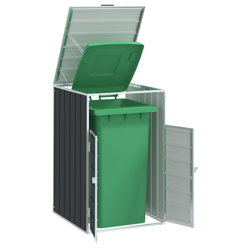 Load image into Gallery viewer, Vidaxl containerberging voor 1 container 72x81x115 cm staal antraciet