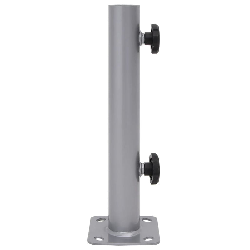 Chargez l'image dans la visionneuse de la galerie, Vidaxl parasolvoet voor ø32 34 38 mm stok staal zilverkleurig