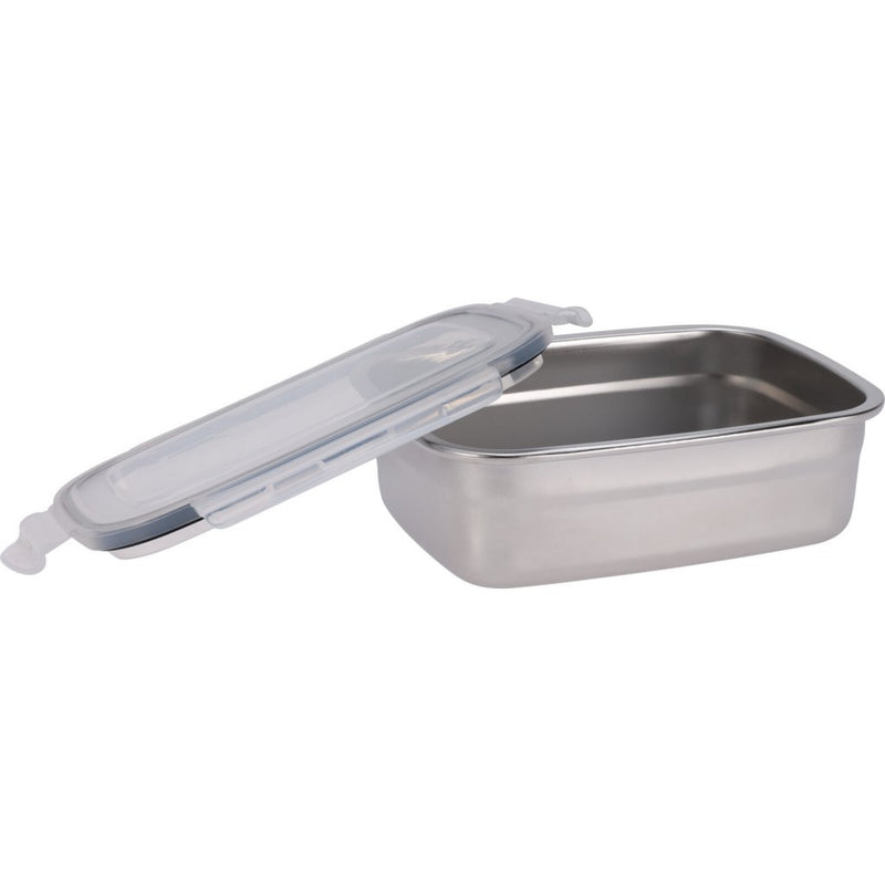 Laden Sie das Bild in Galerie -Viewer, Excellent houseware voorraaddoos 750 ml rvs grijs