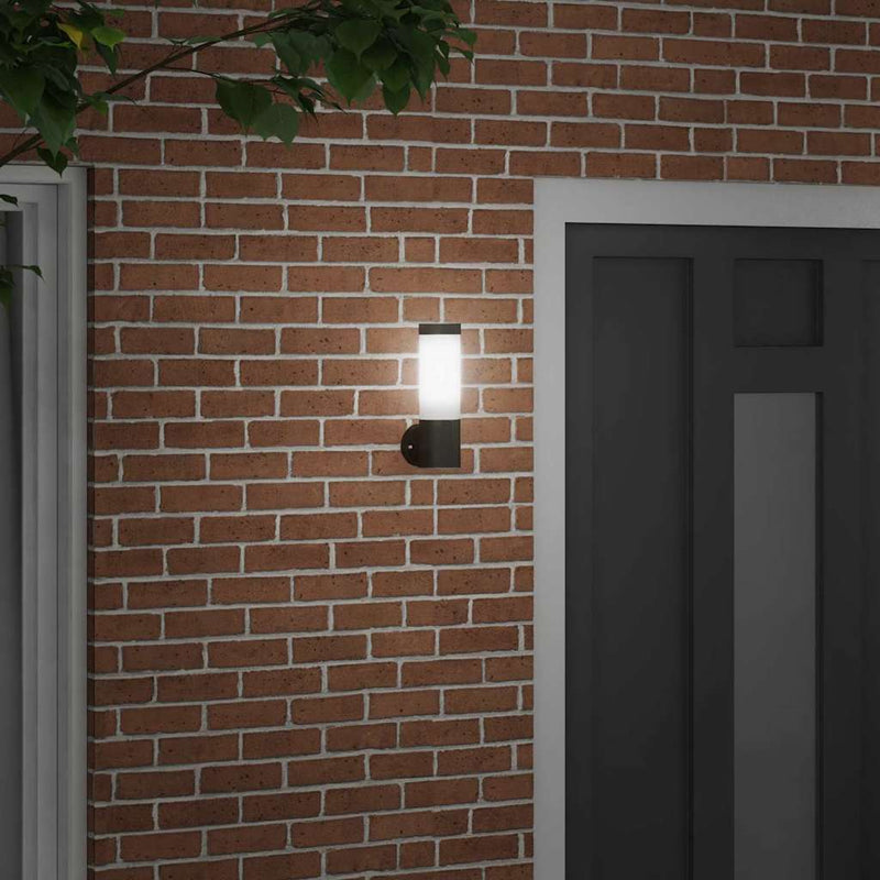 Chargez l'image dans la visionneuse de la galerie, Vidaxl buiten wandlamp zwart 12 x 8,5 x 27 cm