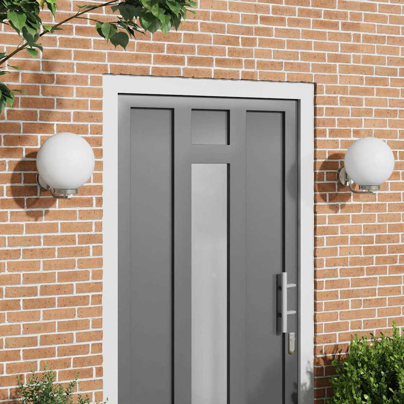 Chargez l'image dans la visionneuse de la galerie, Vidaxl buiten wandlamp 2 pcs zilver 29 x 25 x 33 cm