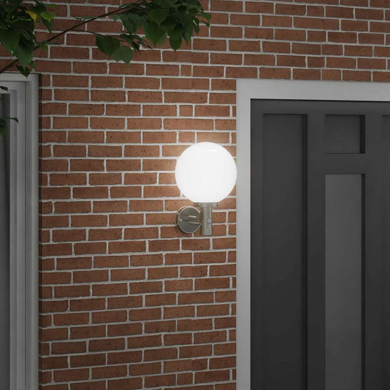Chargez l'image dans la visionneuse de la galerie, Vidaxl buiten wandlamp zilver 28 x 25 x 38 cm