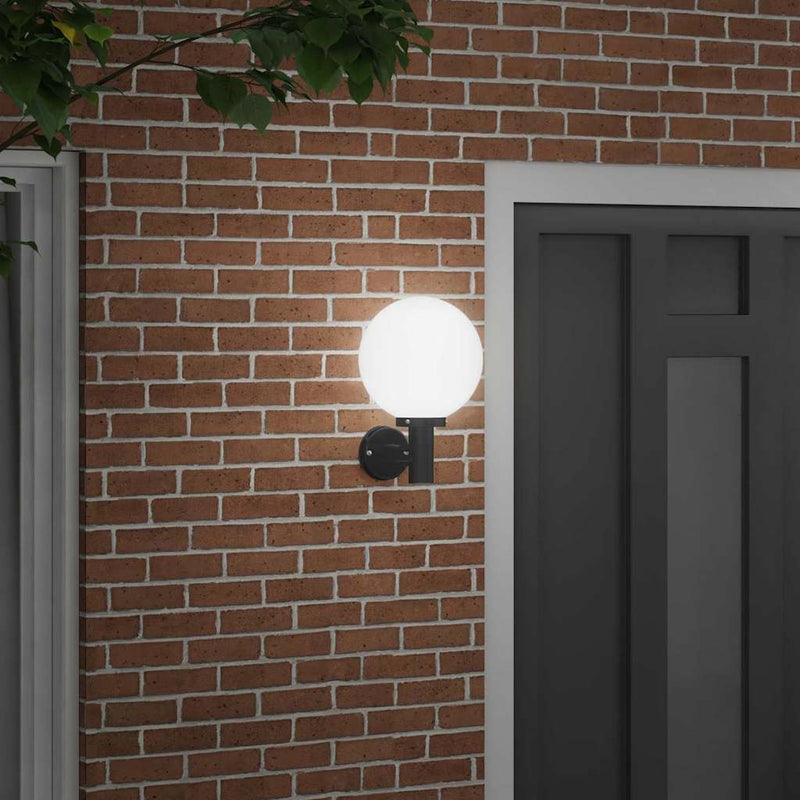 Afbeelding laden in galerijviewer, Vidaxl buiten wandlamp zwart 28 x 25 x 38 cm