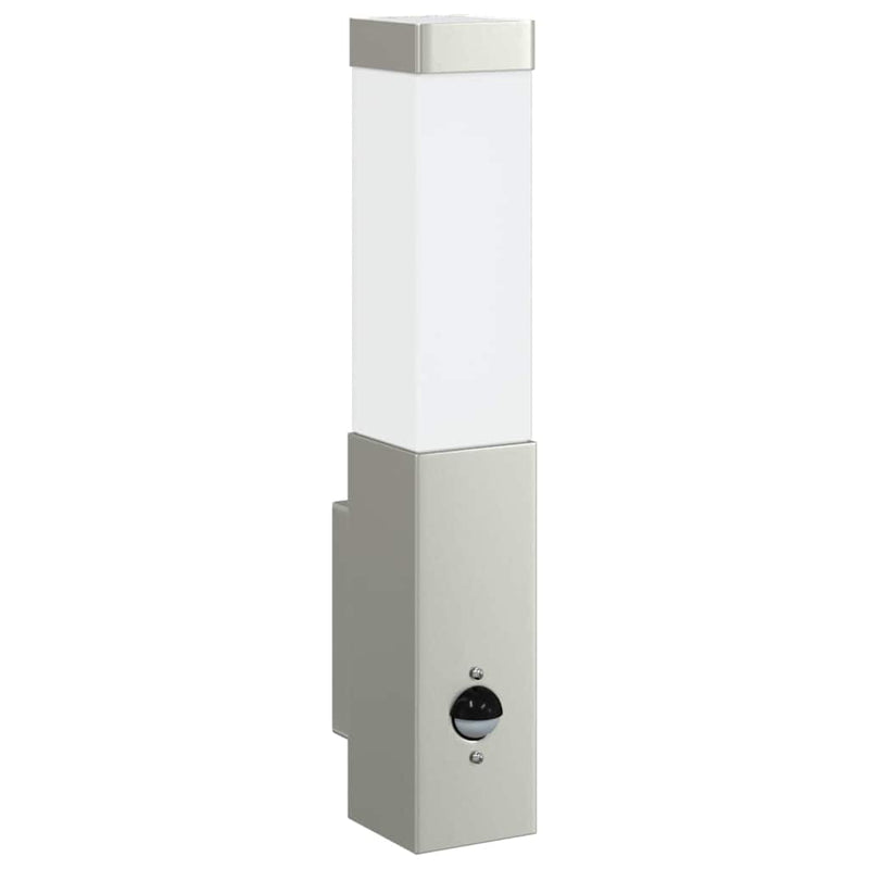 Chargez l'image dans la visionneuse de la galerie, Vidaxl buiten wandlamp zilver 10.5 x 6 x 33 cm