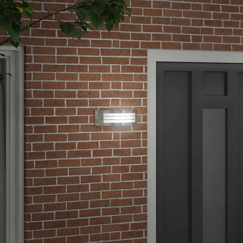 ギャラリービューアに画像をロードする, Vidaxl buiten wandlamp zilver 32 x 10 x 10 cm